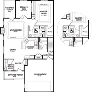 Senior independent living homes, floor plan; Elkhart Lake WI